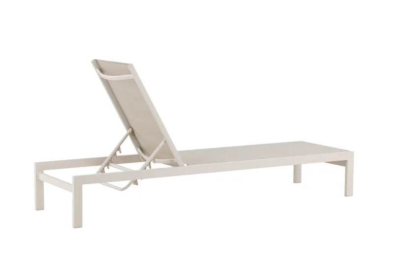 Tunis Solsäng Beige - Beige - Utemöbler - Utestol & trädgårdsstol - Solsäng & Solvagnar
