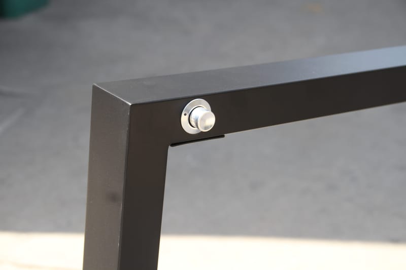 Utefåtölj Palermo 3-pos fällbar - svart - Utemöbler - Utestol & trädgårdsstol - Positionsstol