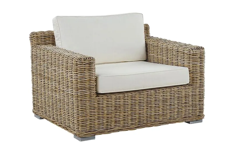 Apriliana Utefåtölj 2-pack, Konstrotting/Ljusbrun