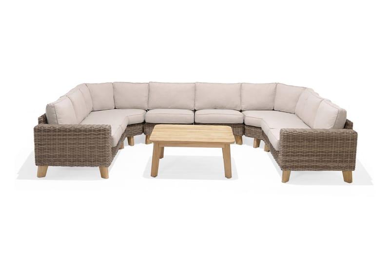 Bahamas Hörnmodul - Beige - Loungestol utomhus - Utefåtölj & loungefåtölj