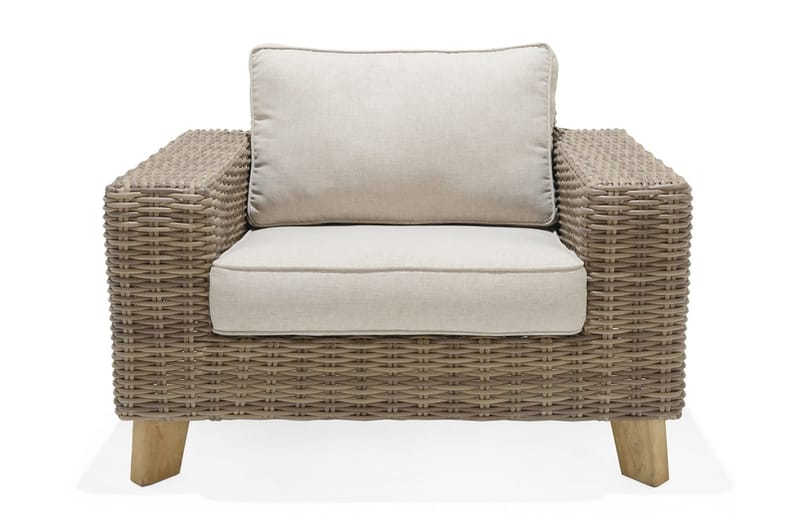 Barbados Utefåtölj - Beige - Utemöbler - Utestol & trädgårdsstol - Utefåtölj & loungefåtölj
