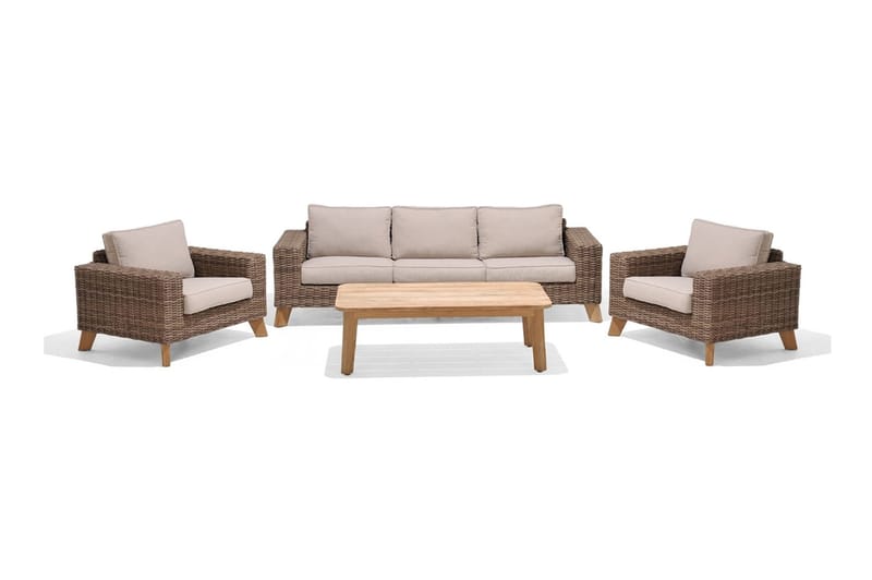 Barbados Utefåtölj - Beige - Utemöbler - Utestol & trädgårdsstol - Utefåtölj & loungefåtölj