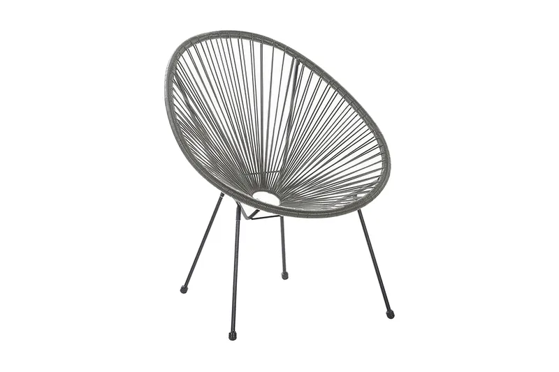 Cayaco Utestol 2-pack, Konstrotting/Mörkgrå