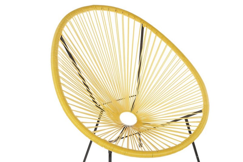 Cayaco Utestol - Konstrotting/Gul - Utemöbler - Utestol & trädgårdsstol - Utefåtölj & loungefåtölj