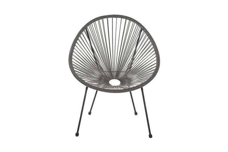 Cayaco Utestol - Konstrotting/Mörkgrå - Utemöbler - Utestol & trädgårdsstol - Utefåtölj & loungefåtölj