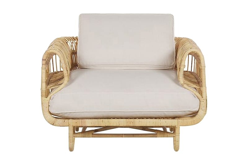 Dolcedo Utefåtölj - Rotting/Beige - Utemöbler - Utestol & trädgårdsstol - Utefåtölj & loungefåtölj