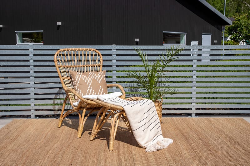 Ella Fåtölj med Dyna Trä/natur - Venture Home - Loungestol utomhus - Utefåtölj & loungefåtölj