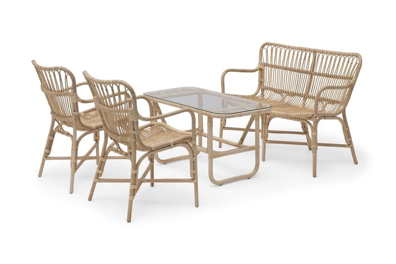 Hillerstorp Lyckesö Utefåtölj - Trä|Natur - Utemöbler - Utestol & trädgårdsstol - Utefåtölj & loungefåtölj