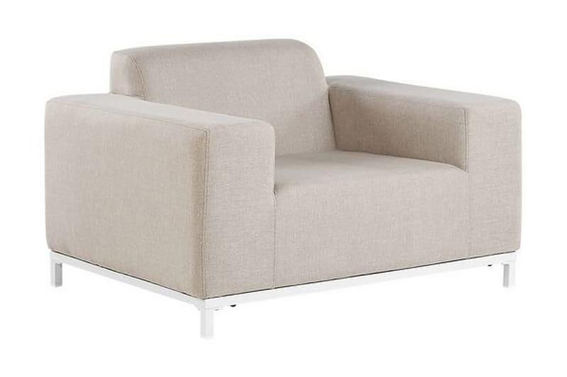 Hughen Utefåtölj 2-pack - Beige - Utemöbler - Utestol & trädgårdsstol - Utefåtölj & loungefåtölj