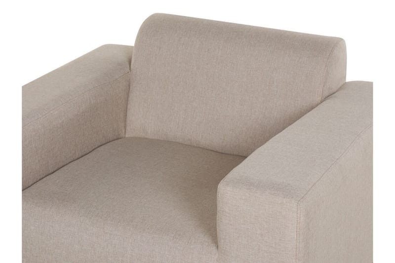 Hughen Utefåtölj 2-pack - Beige/Svart - Utemöbler - Utestol & trädgårdsstol - Utefåtölj & loungefåtölj