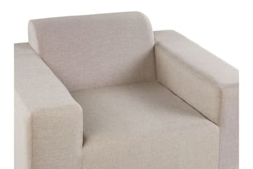 Hughen Utefåtölj 2-pack - Beige - Utemöbler - Utestol & trädgårdsstol - Utefåtölj & loungefåtölj