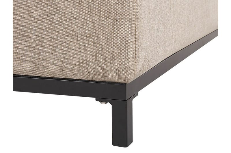 Hughen Utefåtölj 2-pack - Beige/Svart - Utemöbler - Utestol & trädgårdsstol - Utefåtölj & loungefåtölj