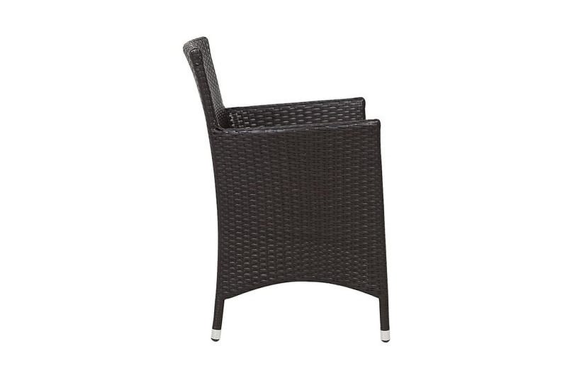 Italy Trädgårdsstol 2 St - Brun - Utemöbler - Utestol & trädgårdsstol - Utefåtölj & loungefåtölj
