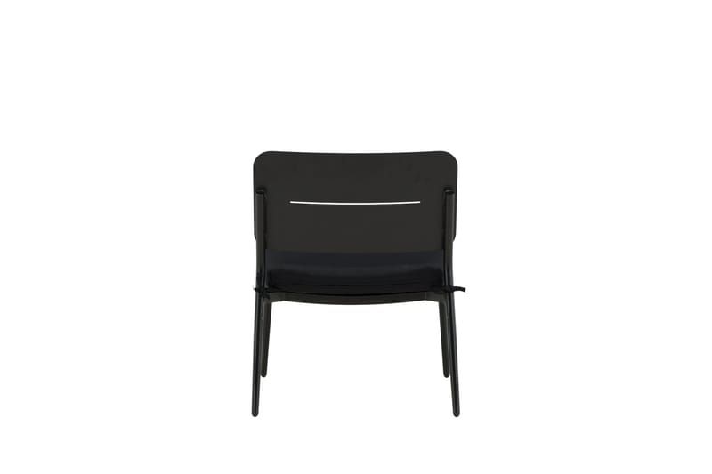 Lina Loungestol Utomhus med Dyna Svart - Venture Home - Utemöbler - Utestol & trädgårdsstol - Utefåtölj & loungefåtölj