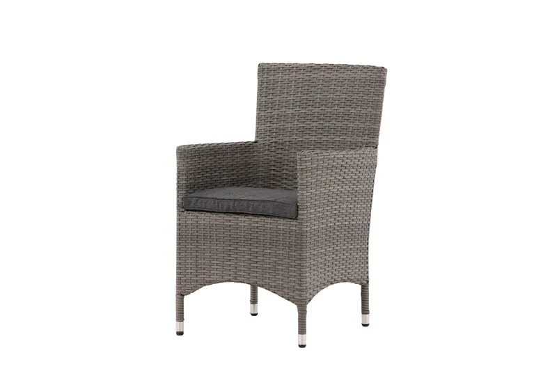 Malin Karmstol Utomhus - Grå - Utemöbler - Utestol & trädgårdsstol - Utefåtölj & loungefåtölj