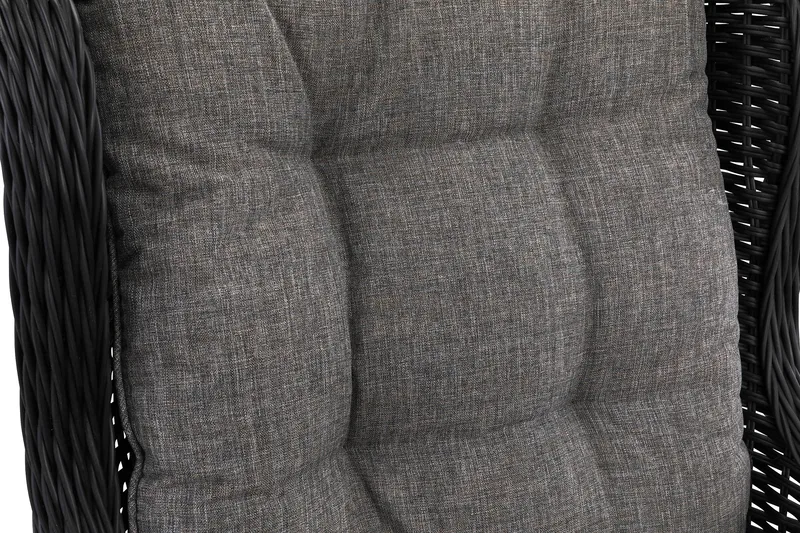 Marcus Öronlappsfåtölj Utomhus - Svart - Utemöbler - Balkong - Balkongmöbler - Balkongstol