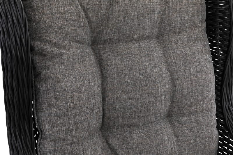 Marcus Öronlappsfåtölj Utomhus - Svart - Utemöbler - Balkong - Balkongmöbler - Balkongstol