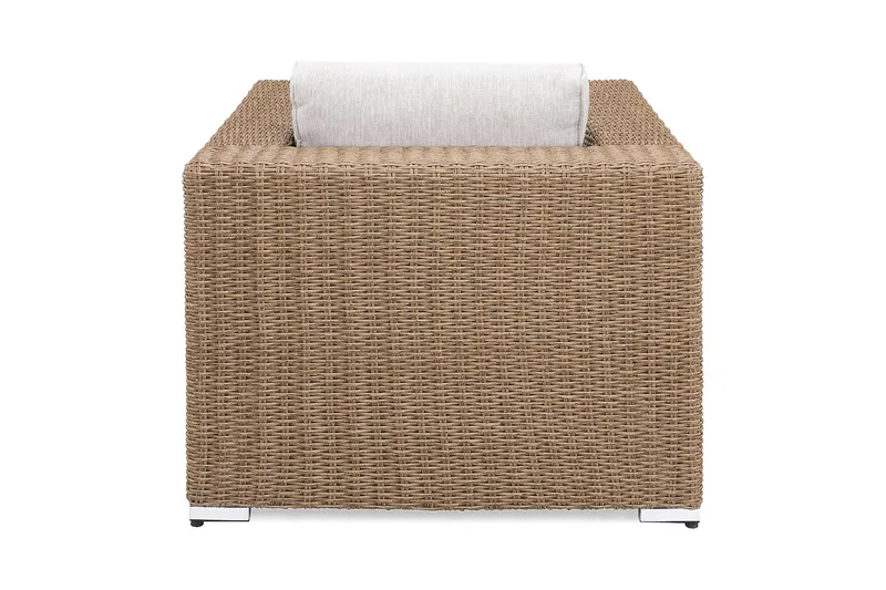 Marcus Loungefåtölj med Dyna - Utefåtölj Rotting Utemöbler - Natur Brun - Utemöbler - Utestol & trädgårdsstol - Utefåtölj & loungefåtölj