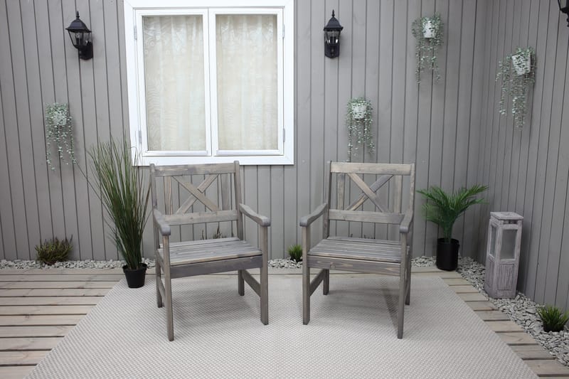 Olivo Utefåtölj - Grå - Utemöbler - Utestol & trädgårdsstol - Utefåtölj & loungefåtölj