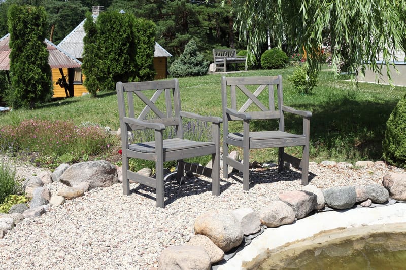 Olivo Utefåtölj - Grå - Utemöbler - Utestol & trädgårdsstol - Utefåtölj & loungefåtölj