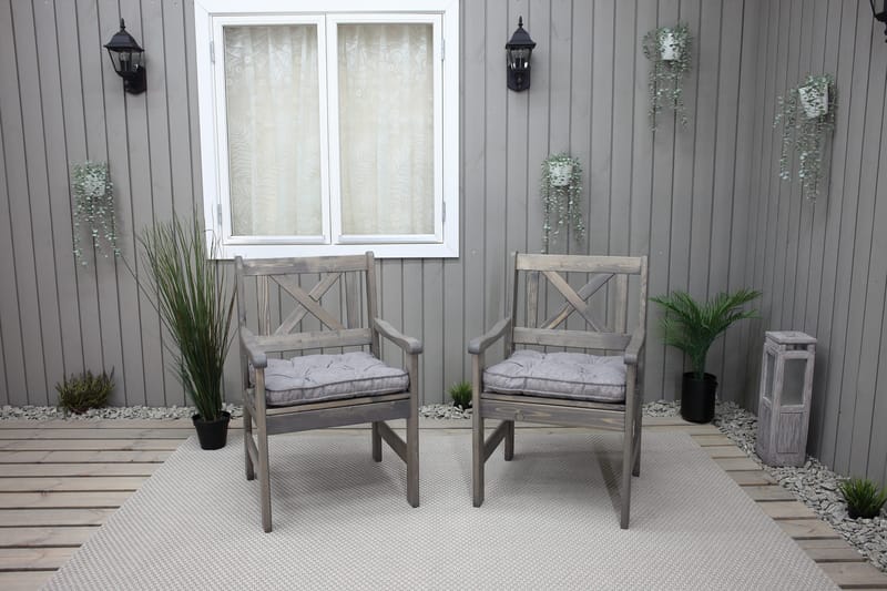 Olivo Utefåtölj - Grå - Utemöbler - Utestol & trädgårdsstol - Utefåtölj & loungefåtölj