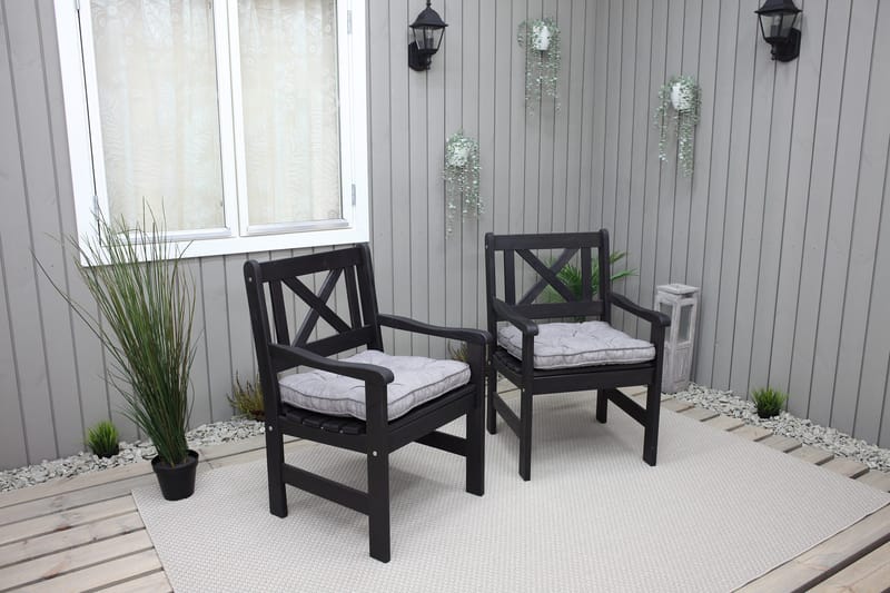 Olivo Utefåtölj - Svart - Utemöbler - Utestol & trädgårdsstol - Utefåtölj & loungefåtölj