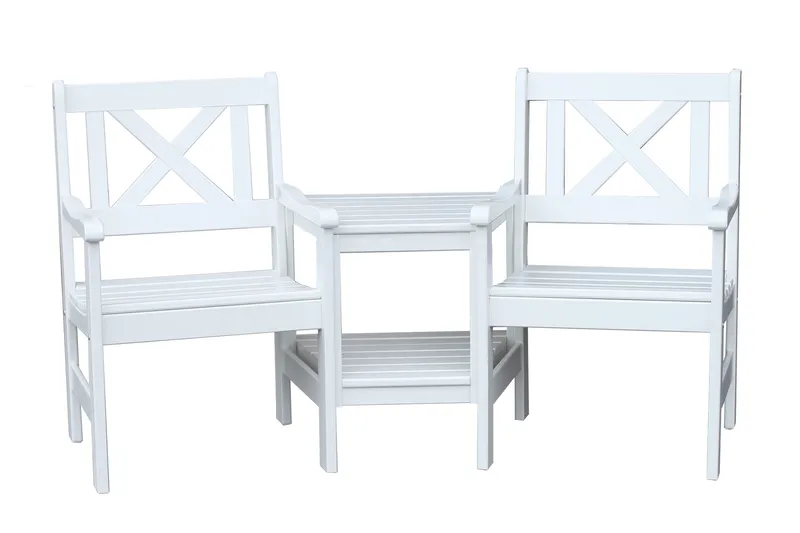 Olivo Utefåtölj - Vit - Utemöbler - Utestol & trädgårdsstol - Utefåtölj & loungefåtölj