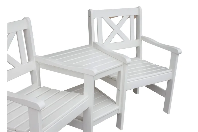 Olivo Utefåtölj - Vit - Utemöbler - Utestol & trädgårdsstol - Utefåtölj & loungefåtölj