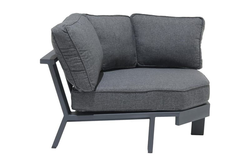 Palau HörnUtefåtölj - Grå - Utemöbler - Utestol & trädgårdsstol - Utefåtölj & loungefåtölj