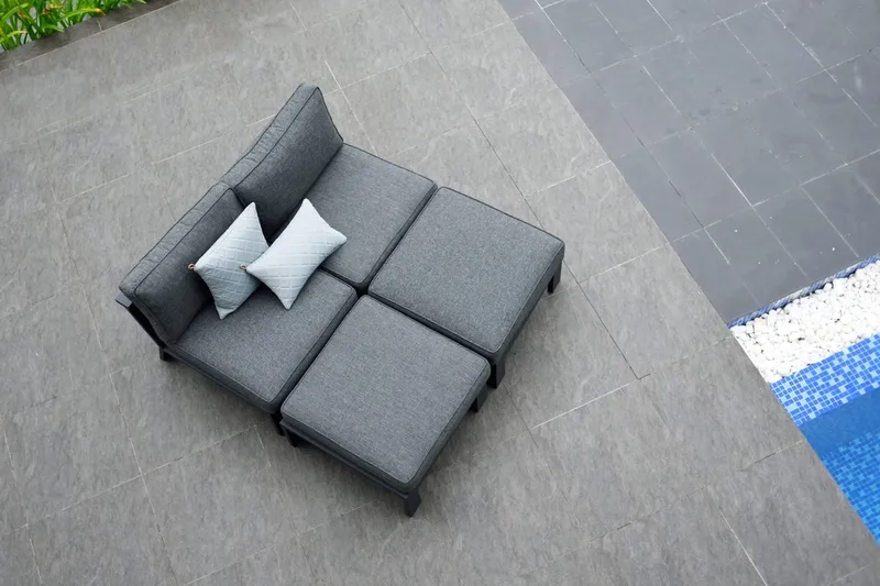 Palau Utefåtölj - Grå - Utemöbler - Utestol & trädgårdsstol - Utefåtölj & loungefåtölj