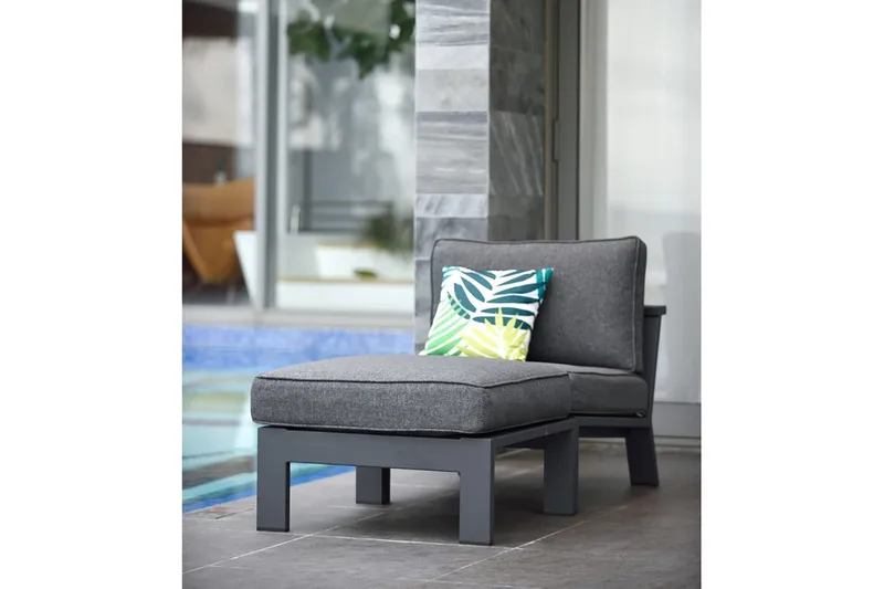 Palau Utefåtölj - Grå - Utemöbler - Utestol & trädgårdsstol - Utefåtölj & loungefåtölj