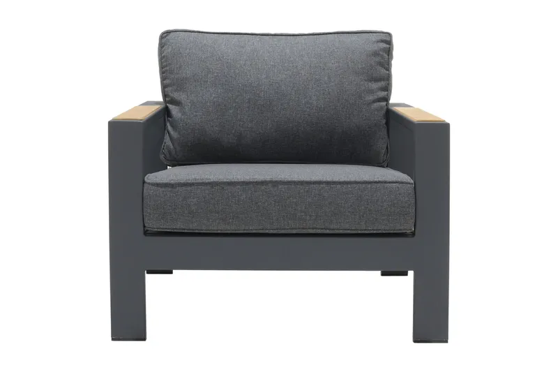 Palau Utefåtölj - Grå - Utemöbler - Utestol & trädgårdsstol - Utefåtölj & loungefåtölj