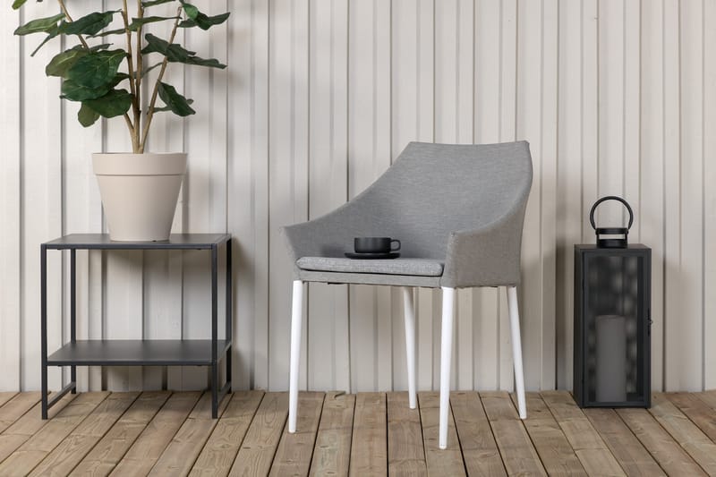 Spoga Utefåtölj - Vit/Ljusgrå - Utemöbler - Utestol & trädgårdsstol - Utefåtölj & loungefåtölj