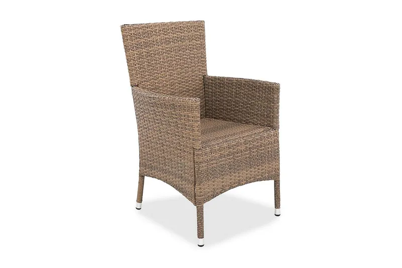 Thor Utefåtölj – Loungefåtölj Utemöbler i Konstrotting, Brun