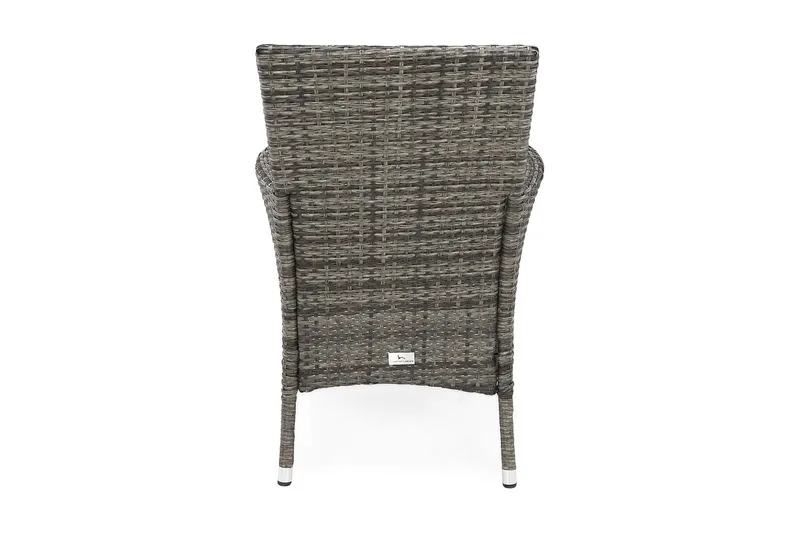 Thor Utefåtölj – Loungefåtölj Utemöbler i Konstrotting - Svart / Grå - Utemöbler - Utestol & trädgårdsstol - Utefåtölj & loungefåtölj