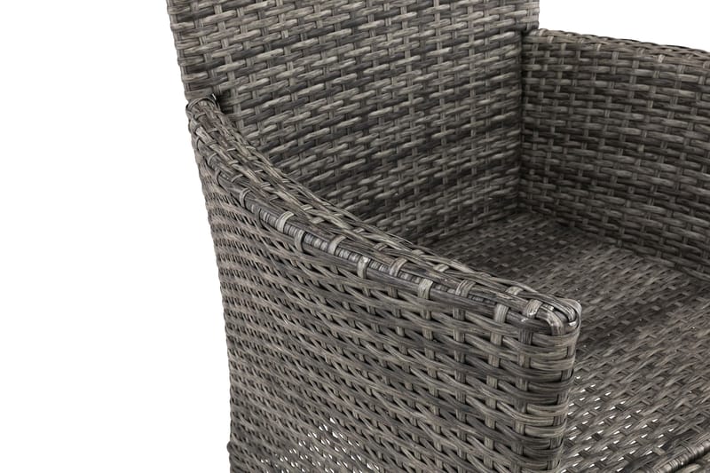 Thor Utefåtölj – Loungefåtölj Utemöbler i Konstrotting - Svart / Grå - Utemöbler - Utestol & trädgårdsstol - Utefåtölj & loungefåtölj