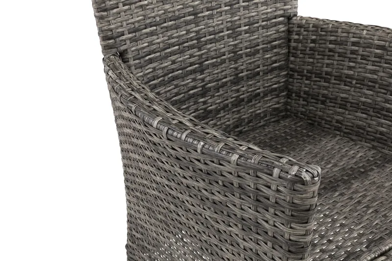 Thor Utefåtölj – Loungefåtölj Utemöbler i Konstrotting - Svart / Grå - Utemöbler - Utestol & trädgårdsstol - Utefåtölj & loungefåtölj