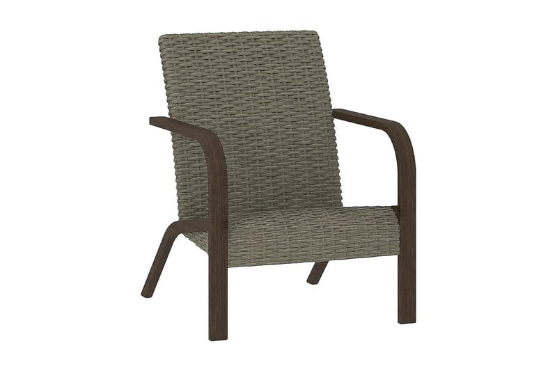 Utefåtölj Grå 2-pack - Dorel Home - Utemöbler - Utestol & trädgårdsstol - Utefåtölj & loungefåtölj