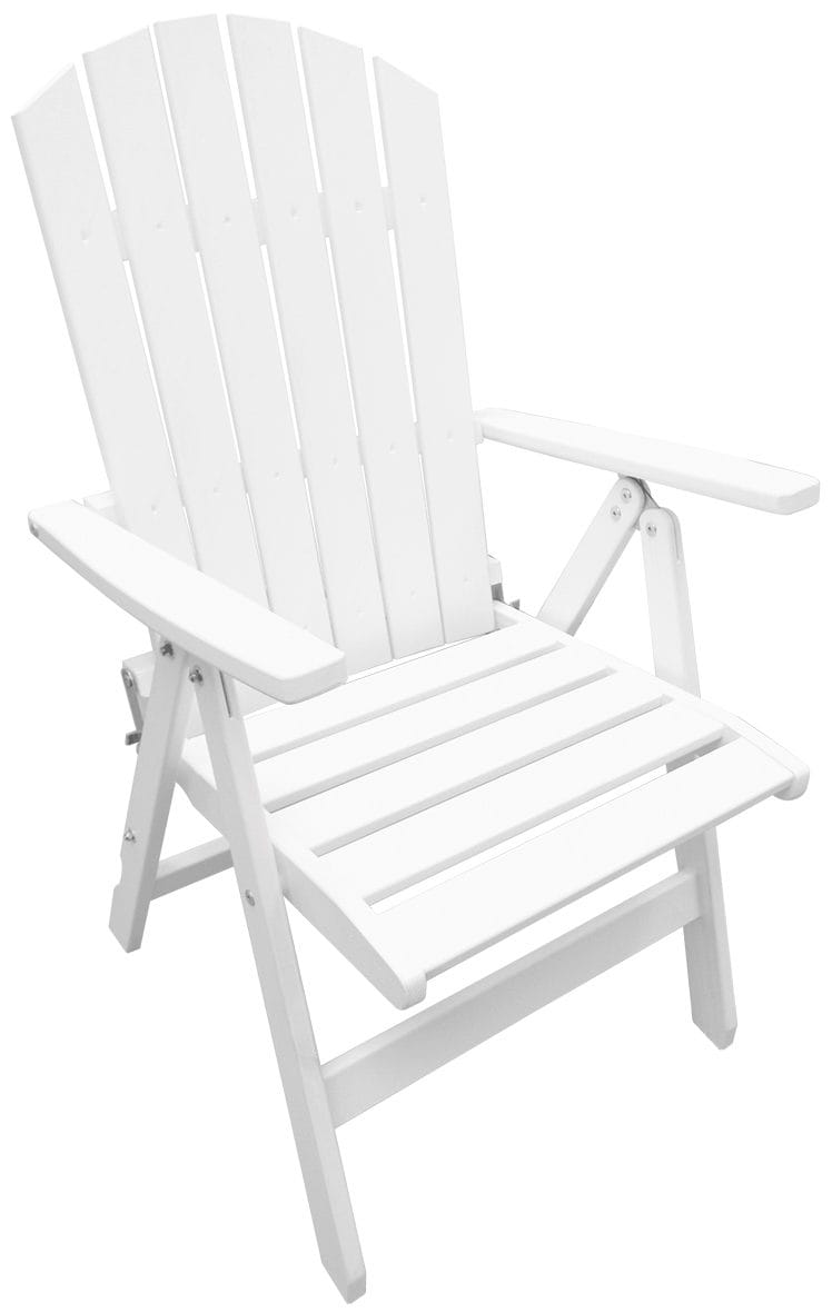 Utestol Baltic Garden Kungshamn Recliner 2-pack, vit - vit - Utemöbler - Utestol & trädgårdsstol - Positionsstol