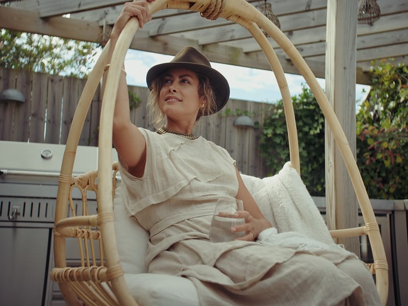 Vilfåtölj Hillerstorp Alva - Natur - Utemöbler - Utestol & trädgårdsstol - Hängstol utomhus