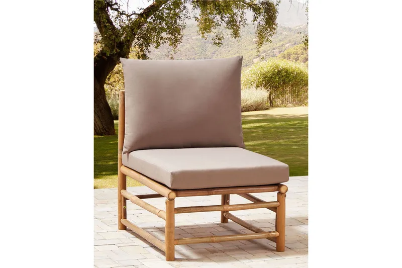 Villa Castelli Utefåtölj - Ljusbrun/Beige - Utemöbler - Utestol & trädgårdsstol - Utefåtölj & loungefåtölj