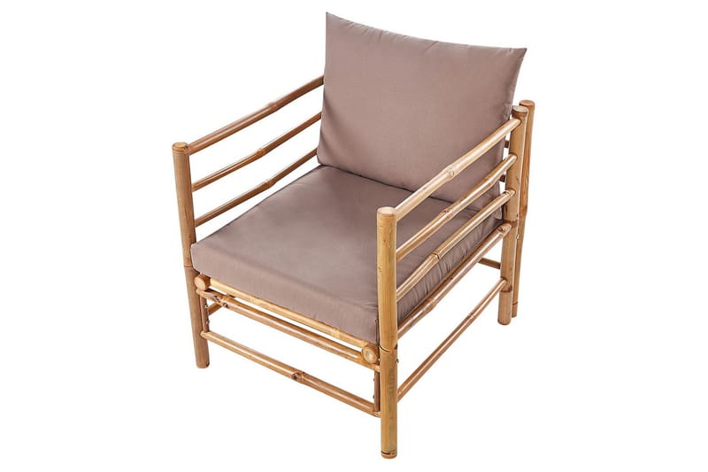 Villa Castelli Utefåtölj - Ljusbrun/Beige - Utemöbler - Utestol & trädgårdsstol - Utefåtölj & loungefåtölj