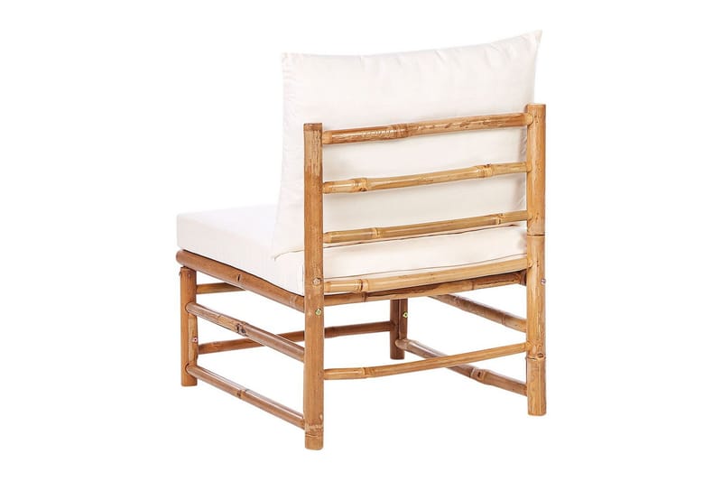 Villa Castelli Utefåtölj - Vit/Ljusbrun - Utemöbler - Utestol & trädgårdsstol - Utefåtölj & loungefåtölj