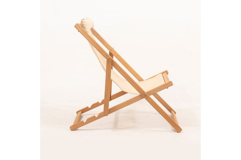 Zarith Solstol 59x44 cm - Cremevit - Utemöbler - Utestol & trädgårdsstol - Solstolar