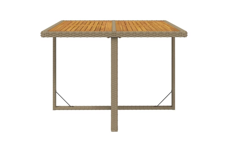 beBasic Matgrupp Utomhus för trädgården med dynor 5 delar konstrotting beige - Cream - Utemöbler - Utegrupp - Matgrupp utomhus