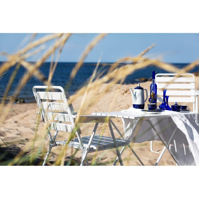 Bordsgruppset Varax Retro 401 + 2 st 305 Vit - Vit - Utemöbler - Utegrupp - Matgrupp utomhus