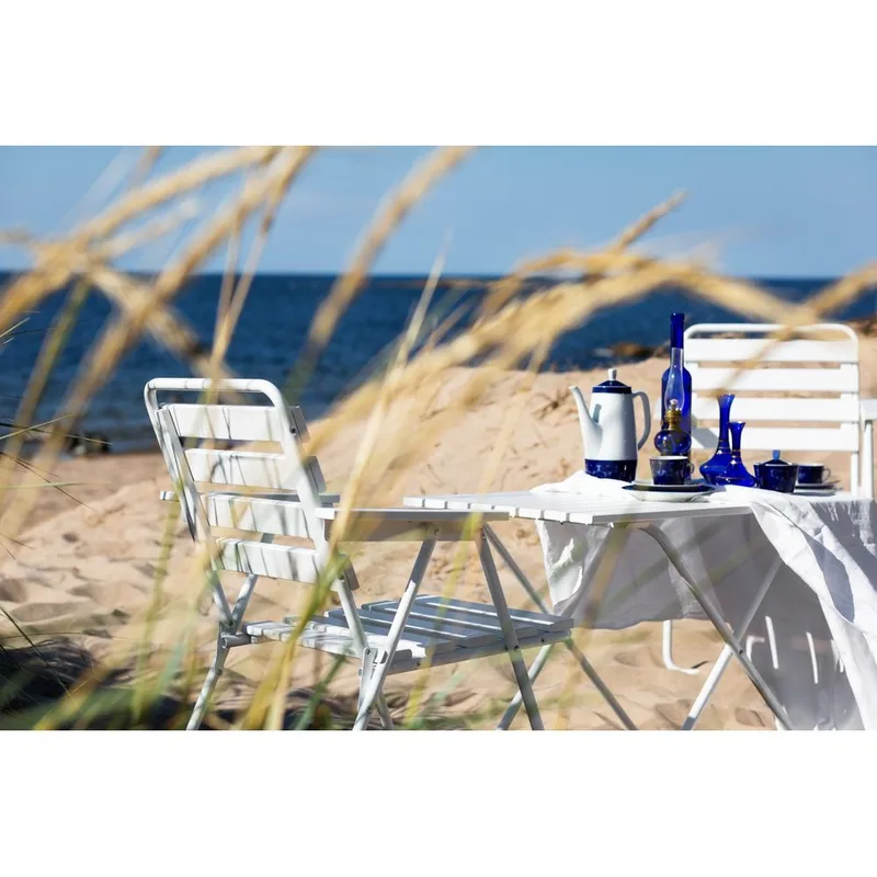 Bordsgruppset Varax Retro 403 + 2 st 305 + 302 Vit, Vit