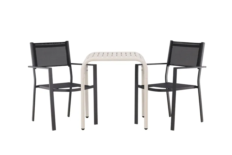 Borneo Matgrupp Utomhus + 2 Copacabana Utestolar, Beige