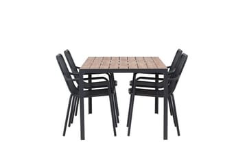 Break Matbord Utomhus 150 cm med 4 Peking Karmstol - Utemöbler - Utegrupp - Matgrupp utomhus
