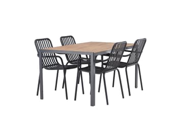 Break Matbord Utomhus 150 cm med 4 Peking Karmstol - Utemöbler - Utegrupp - Matgrupp utomhus